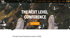 Desktop Screenshot of nextlevelconference.com